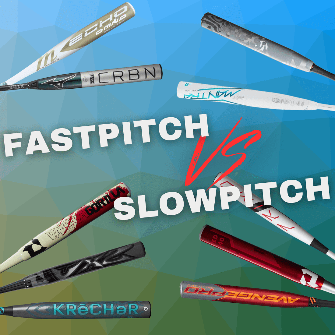 Differences between Fastpitch Softball Bats and Slowpitch Softball Bats