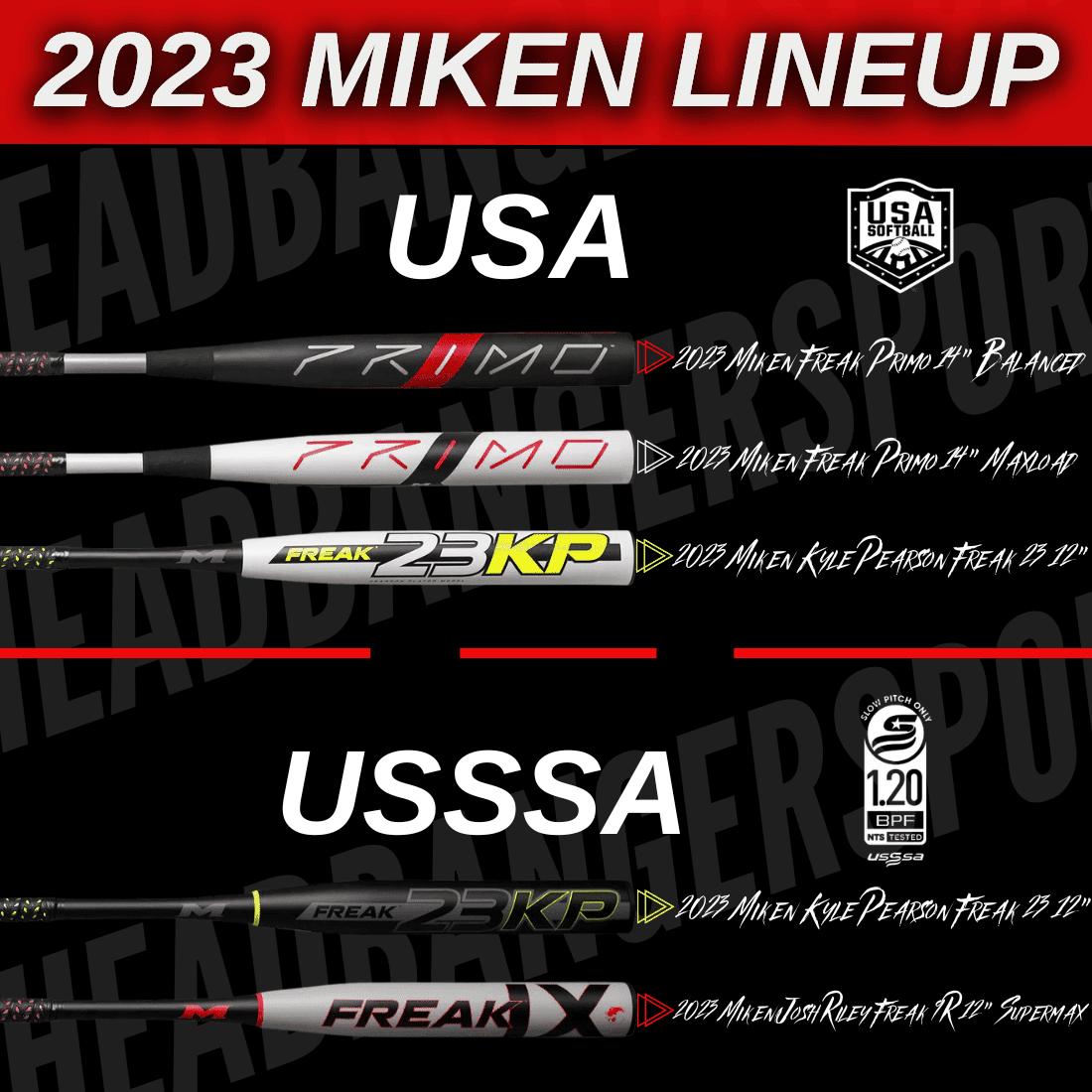 2023 Miken USA/USSSA Lineup!