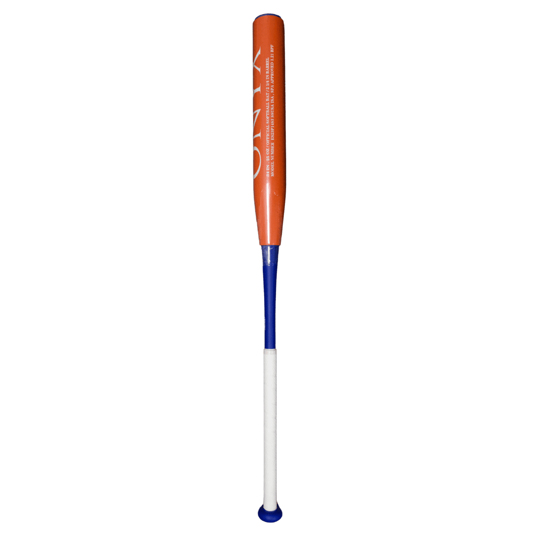 2024 Onyx 12" Enough Said Senior Softball Bat: Orange & Blue