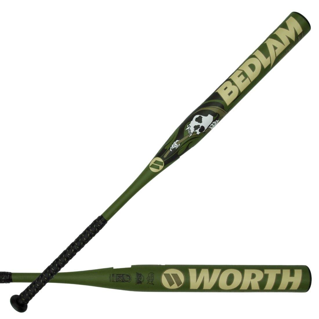 2024 Worth Bedlam Military Worlds 1 Piece XL USSSA Slowpitch Softball Bat