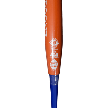 2024 Onyx 12" Enough Said Senior Softball Bat: Orange & Blue