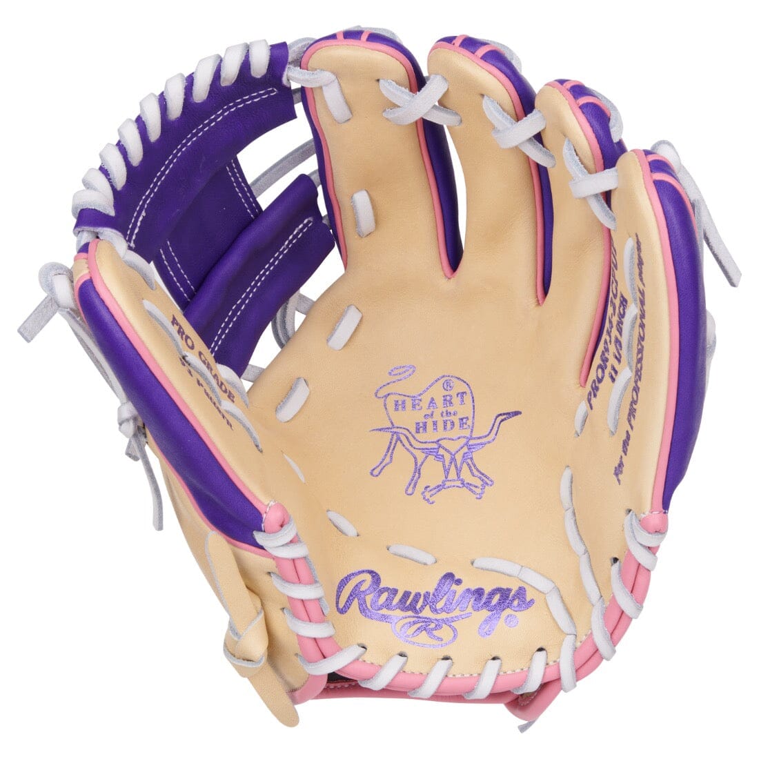 Shop 2024 Vibrant Series Rawlings Heart of the Hide 11.5" Infield Baseball Glove: PROR9342CPUP at Headbanger Sports