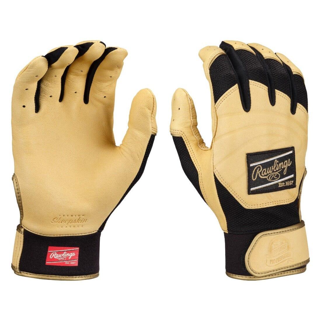 Shop Rawlings Pro Preferred Adult Baseball Batting Gloves : PROPRFBG at Headbanger Sports