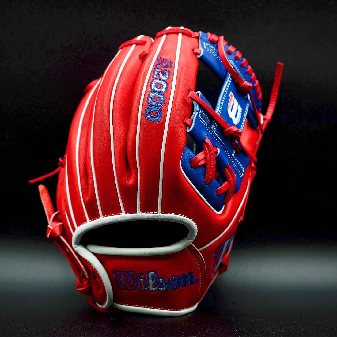 Red white and store blue a2000 glove