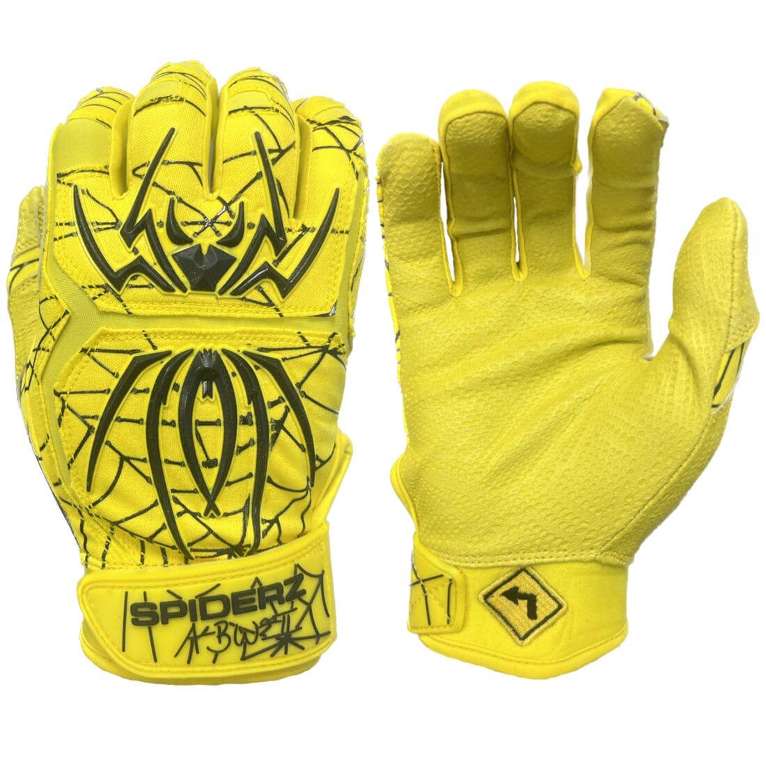 2024 Spiderz ENDITE LTO Limited Edition Batting Gloves: Yellow/Black