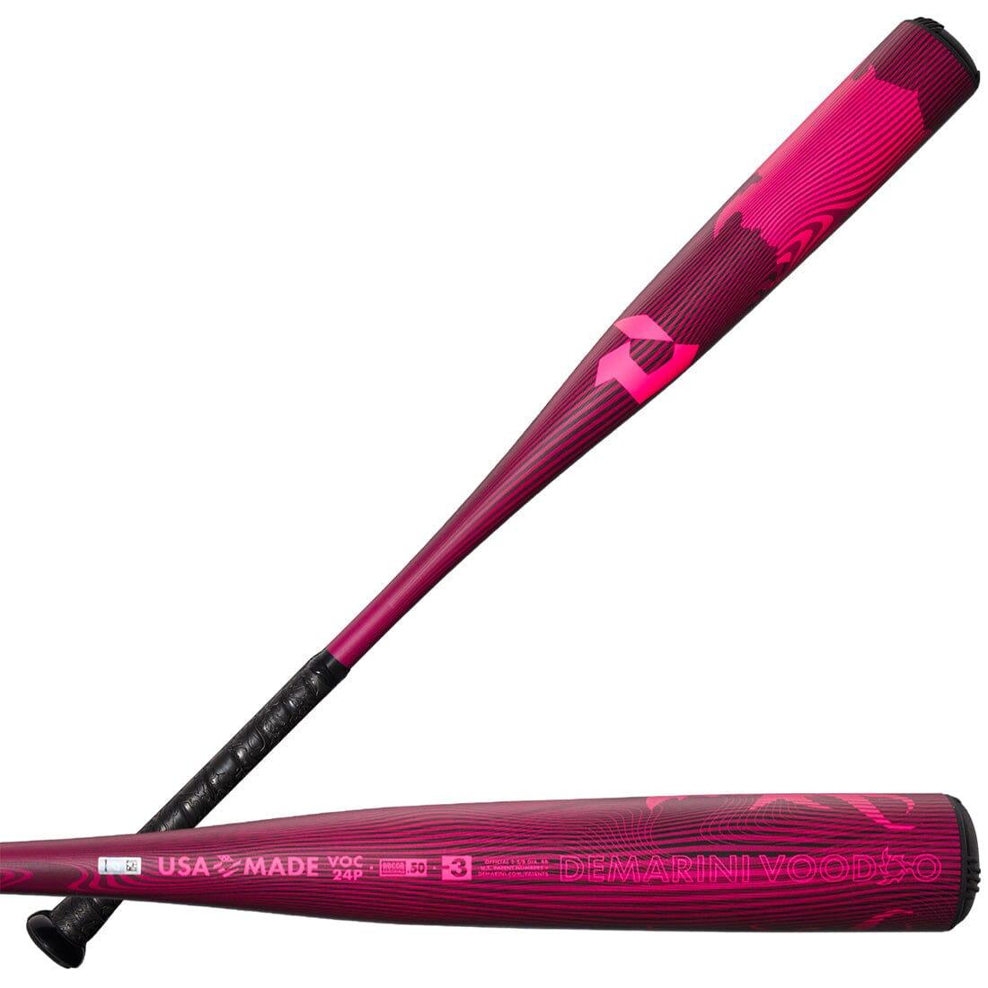 2024 DeMarini Neon Pink LE Voodoo One (-3) BBCOR Baseball Bat: WBD2557010