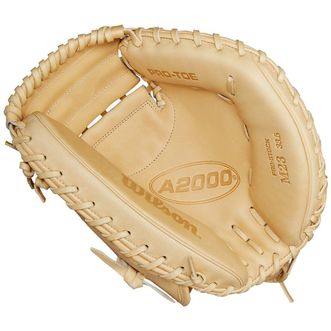 2024 Wilson Glove Day Series Blonde A2000 M23 33.5” Baseball Catcher’s Mitt: WBW102093335