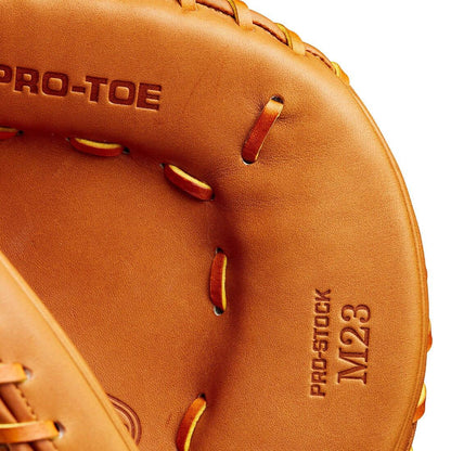 2024 Wilson Glove Day Series Saddle Tan A2000 M23 33.5” Baseball Catcher’s Mitt: WBW102094335