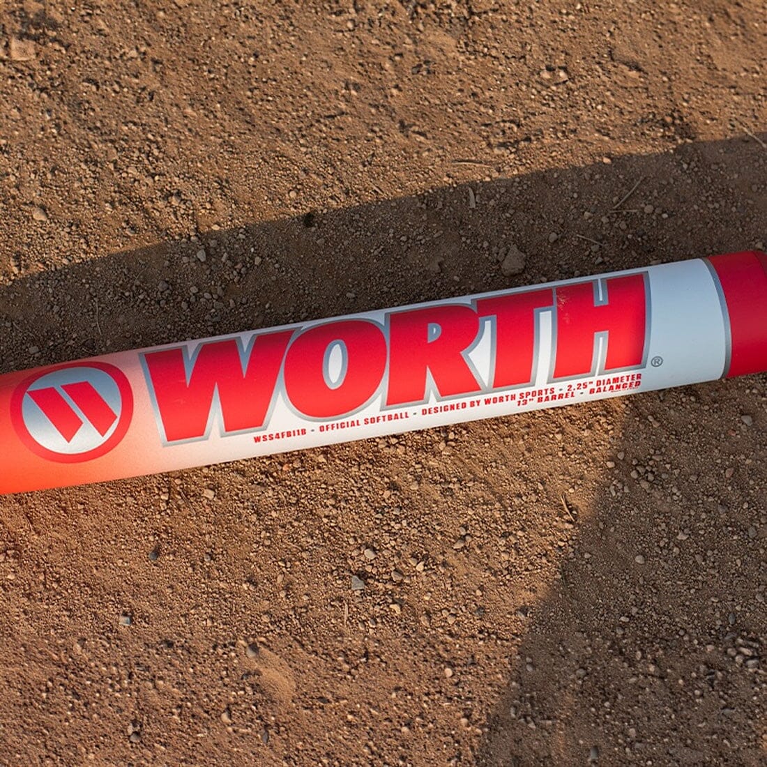 Worth's Logo on the new 2024 Worth Chris Walker 13" Hall of Fame Balanced Senior Softball Bat at Headbanger Sports