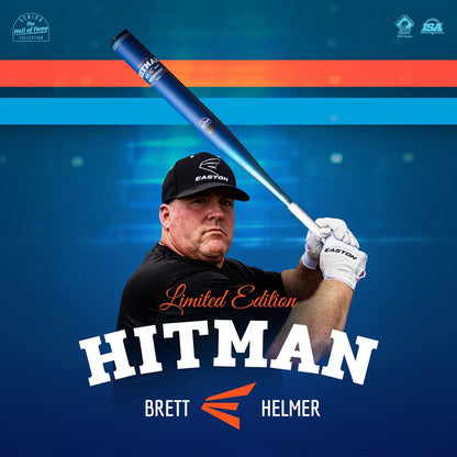 2024 Easton Brett Helmer Hitman 12.75" Hall of Fame Motherload Senior Softball Bat from Headbanger Sports