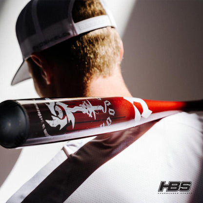 Baseball Player Holding The Brand New DeMarini Voodoo One from HeadbangerSports.Com on his Shoulder