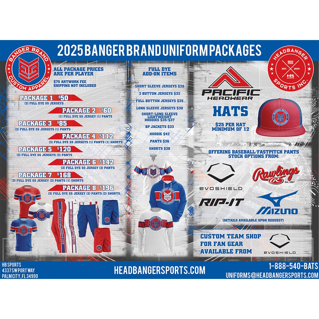 2025 Banger Brand Uniforms