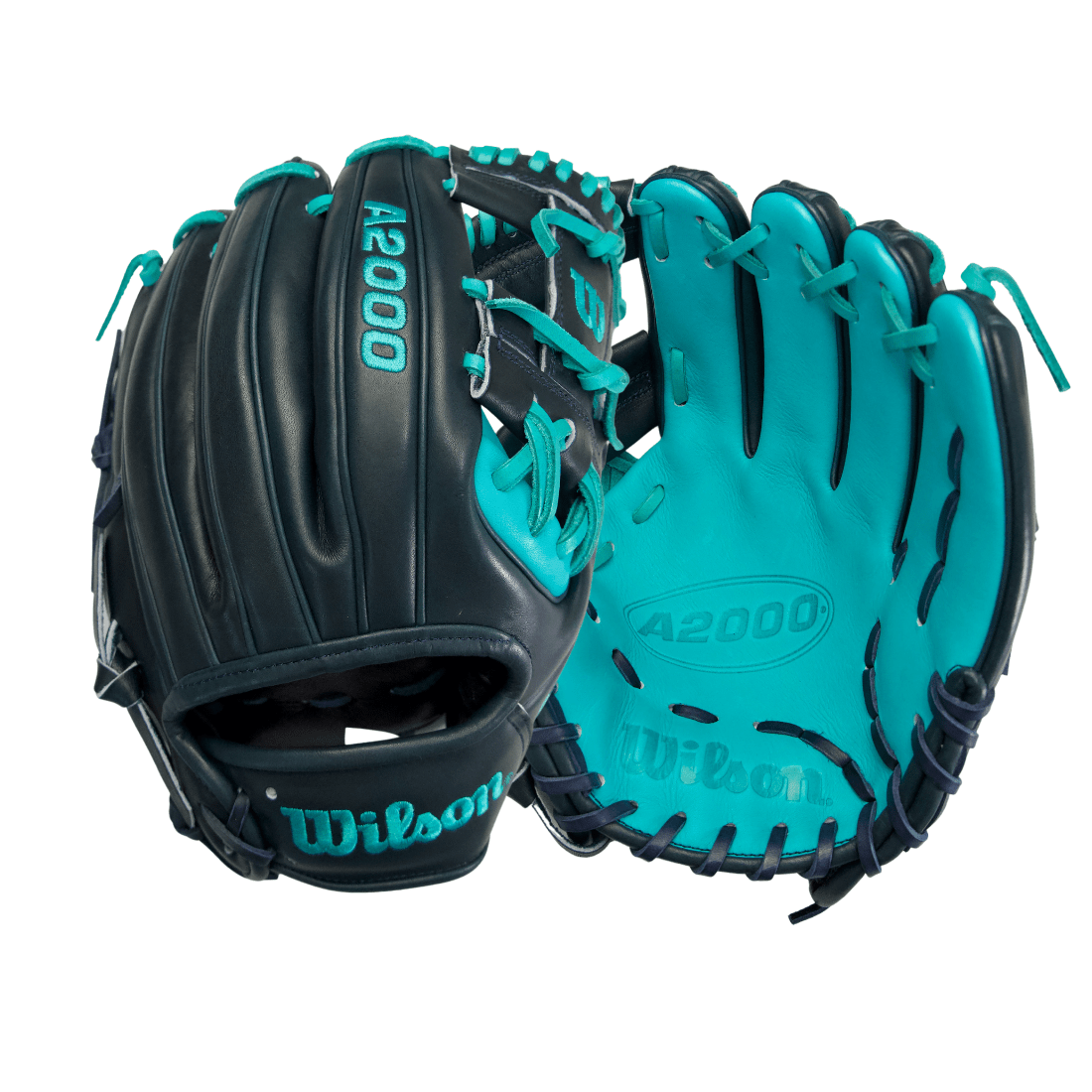 Wilson A2000 1786 "Riptide" 11.5" Infield Baseball Glove (Navy / Teal)