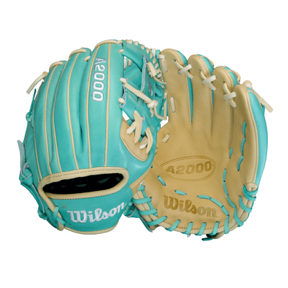 Wilson A2000 1786 "Ocean Drip" 11.5" Infield Baseball Glove (Seafoam / Blonde)