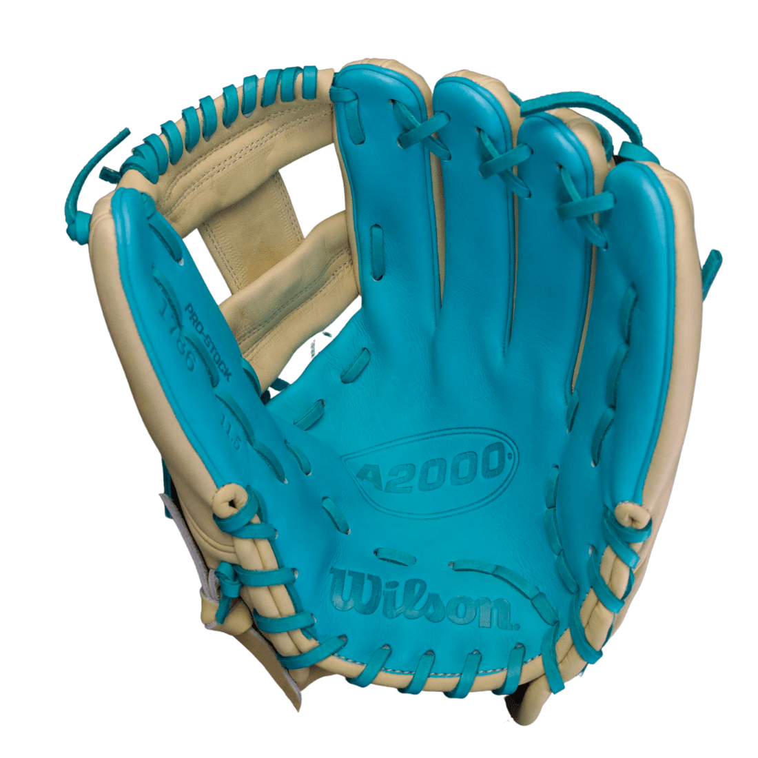 Wilson A2000 1786 "Oasis" 11.5" Infield Baseball Glove (Blonde / Seafoam)