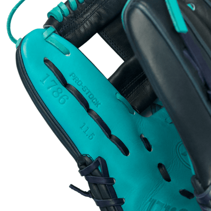 Wilson A2000 1786 "Riptide" 11.5" Infield Baseball Glove (Navy / Teal)