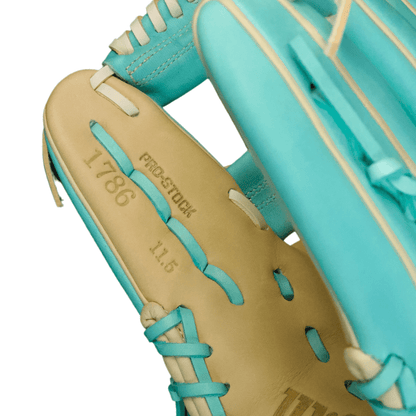 Wilson A2000 1786 "Ocean Drip" 11.5" Infield Baseball Glove (Seafoam / Blonde)