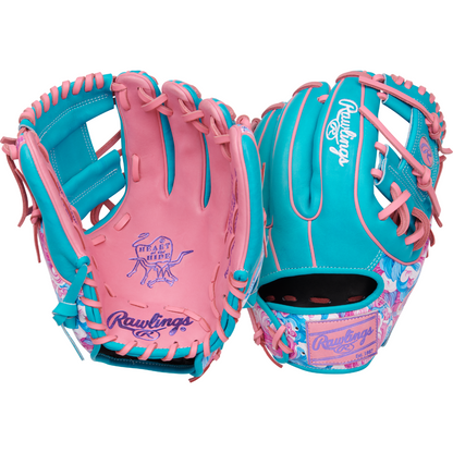 Shop 2024 Vibrant Series Rawlings Heart of the Hide 11.5" Infield Baseball Glove: PROR314-2PTE at Headbanger Sports