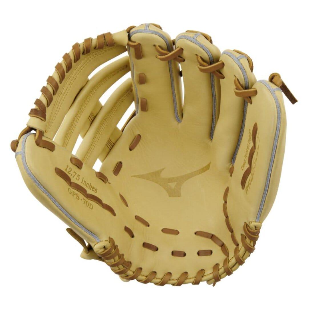 Shop Mizuno Pro Select GPS-70D 12.75" Premium Outfield Baseball Glove: 313213.RG82 at Headbanger Sports