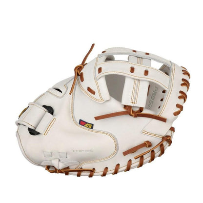 Shop Mizuno Pro Select FP GPSF-20 34.5" Premium Catchers Fastpitch Mitt: 313219.RG00 at Headbanger Sports