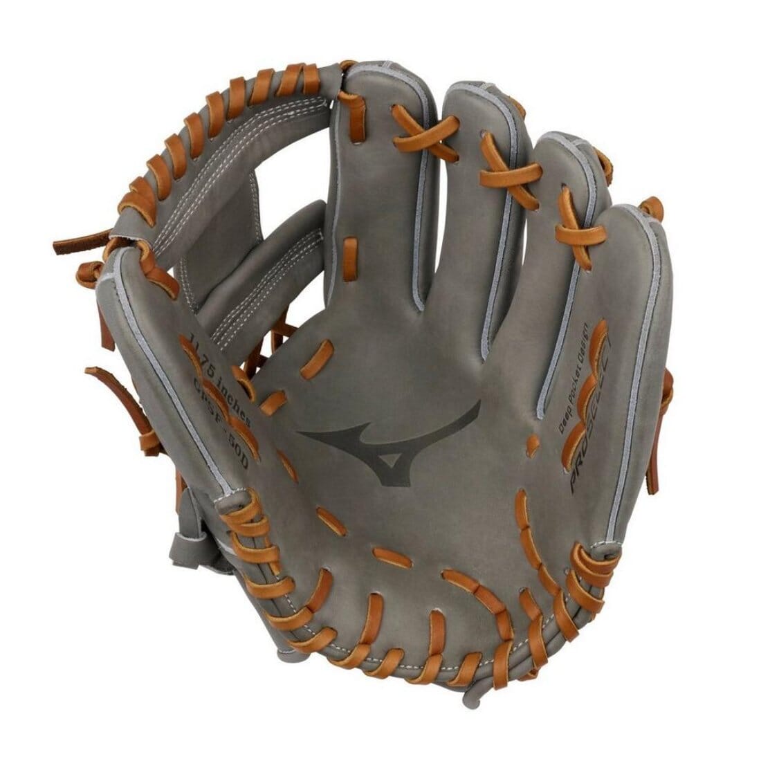 Shop Mizuno Pro Select FP GPSF-50D 11.75" Premium Fastpitch Infield Glove: 313223.RG91 at Headbanger Sports