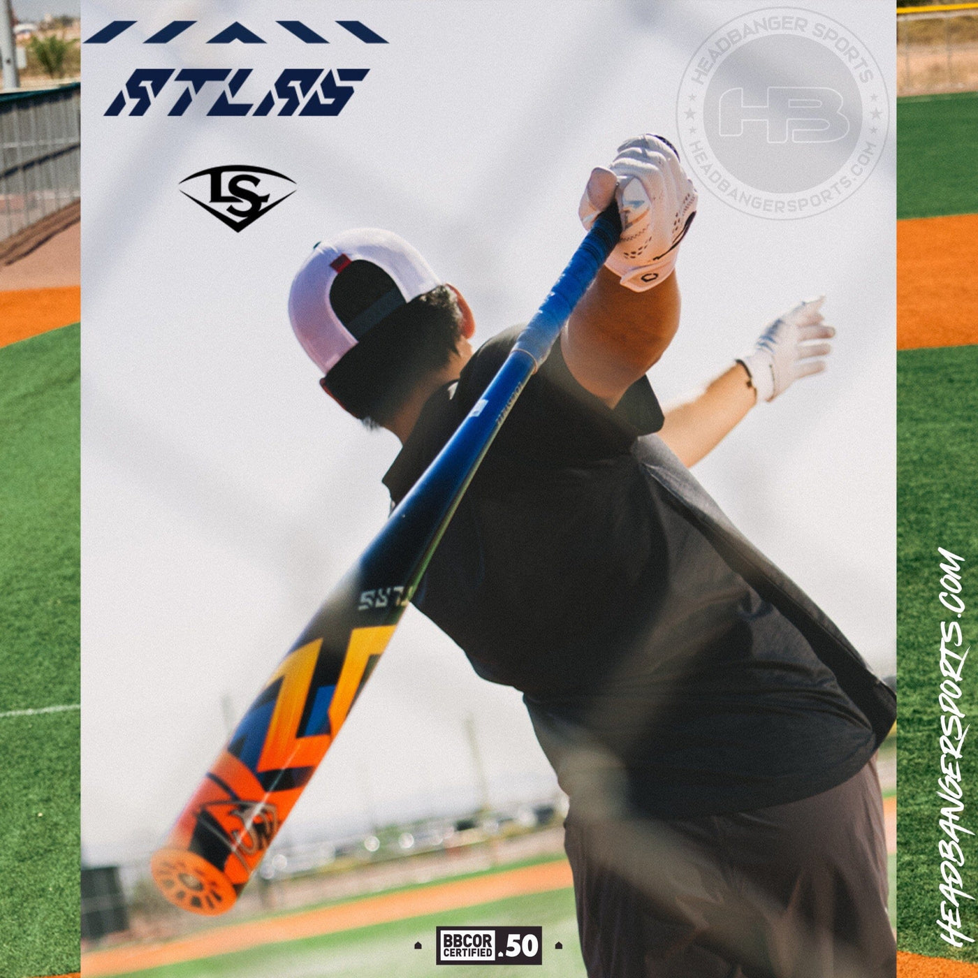 2024 Louisville Slugger ATLAS (3) BBCOR Baseball Bat WBL2845010 HB