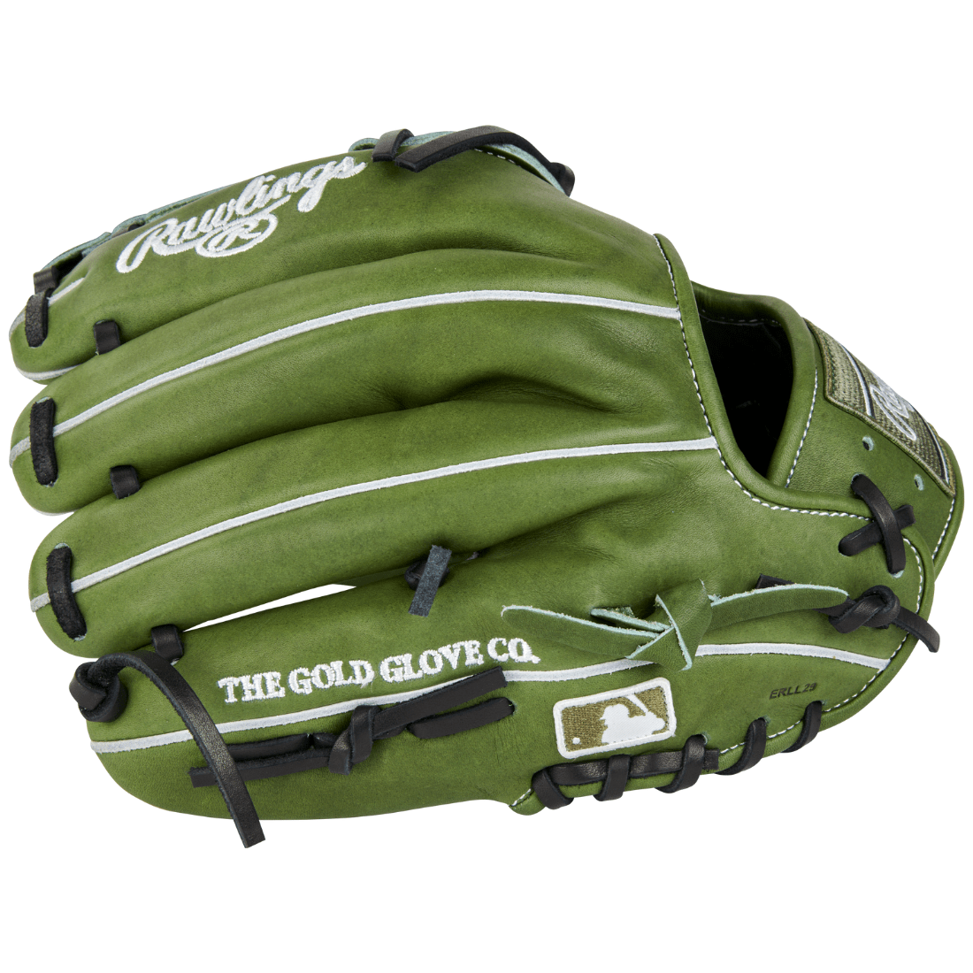 Rawlings Heart of The Hide Military Green Infield/Pitchers Glove, LHT