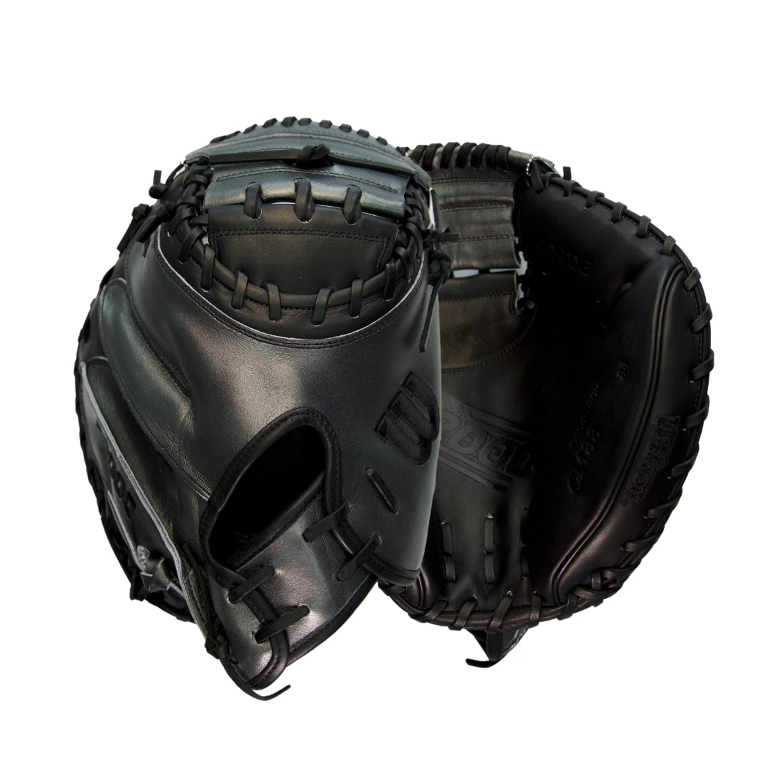 Wilson A2000 CM33 Limited Edition "Dark Matter" 33" Baseball Catcher's Mitt from Headbanger Sports