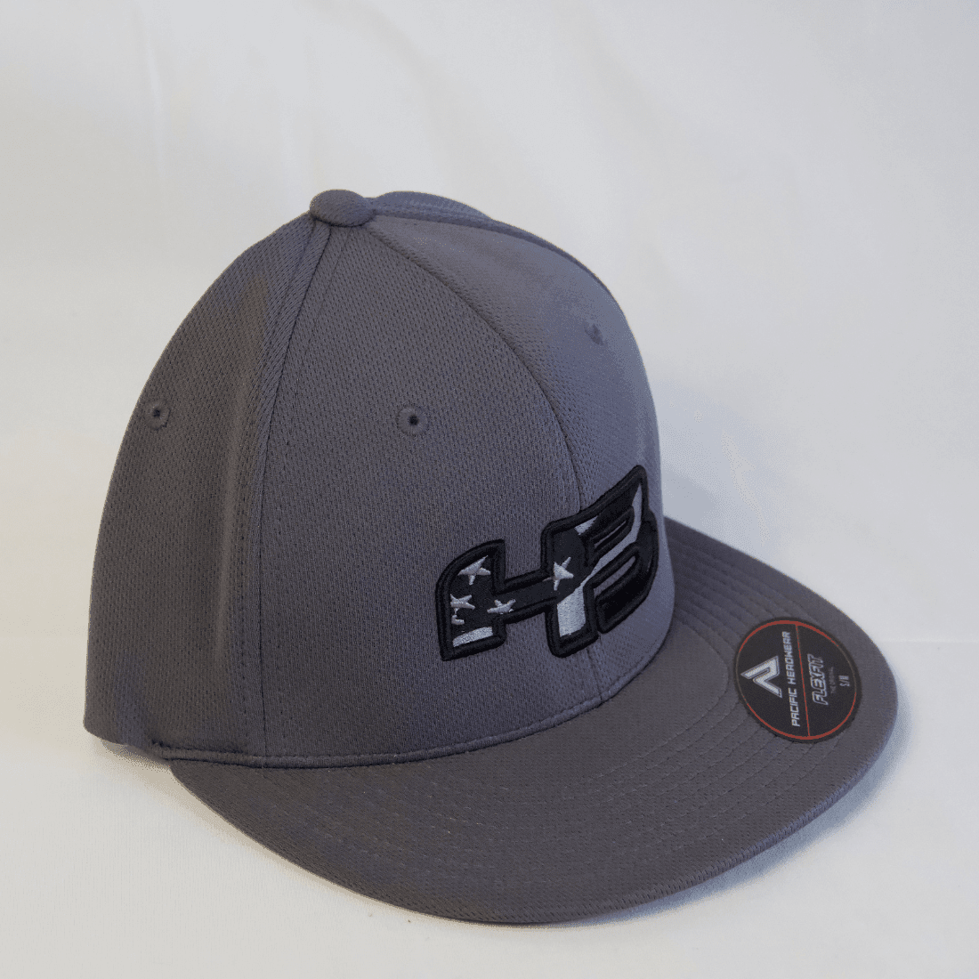 Headbanger Sports Exclusive Pacific ES342 FlexFit Hat: Blackout Patriot