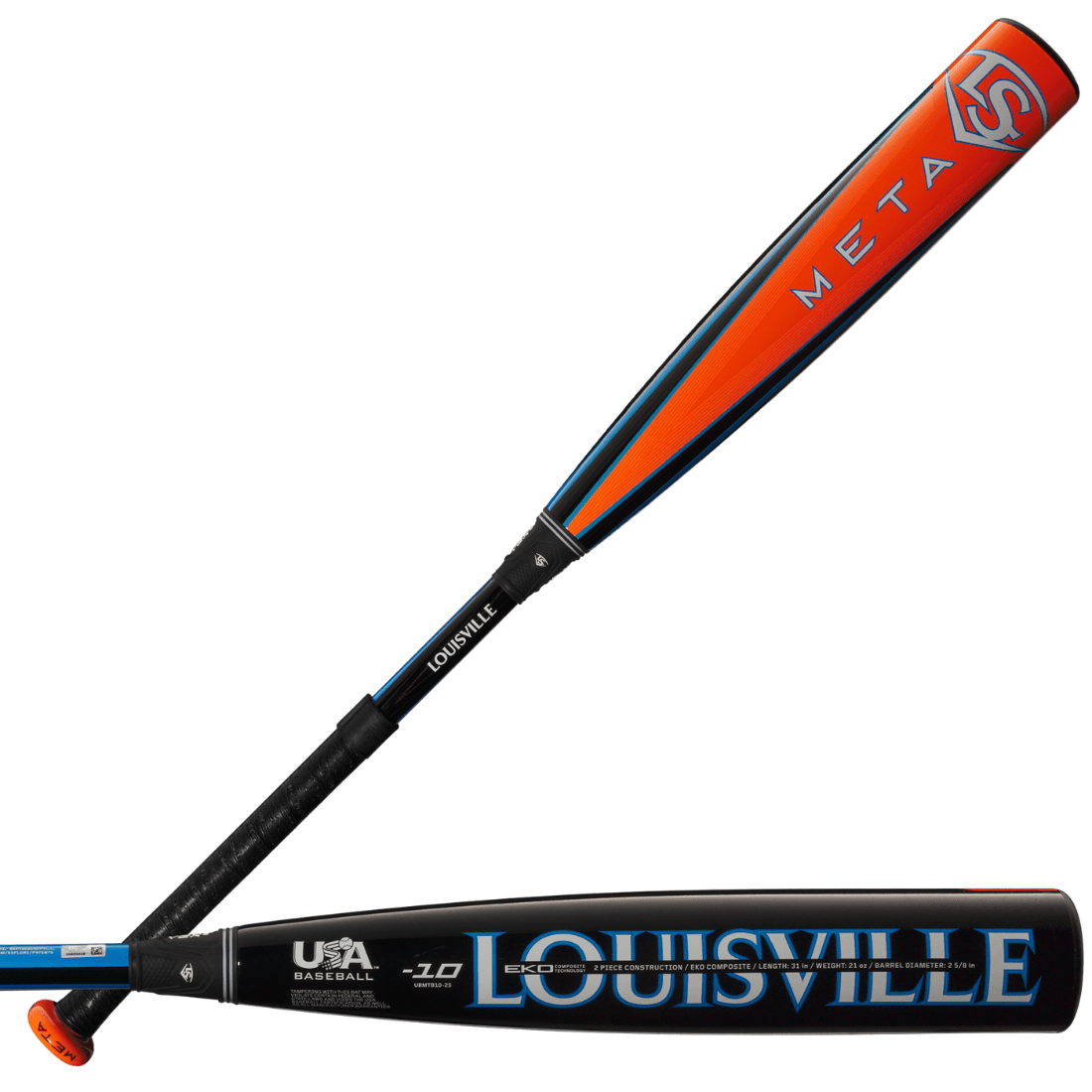 2025 Louisville Slugger Meta 2 5/8" USA (-10) Baseball Bat: WBL2983010