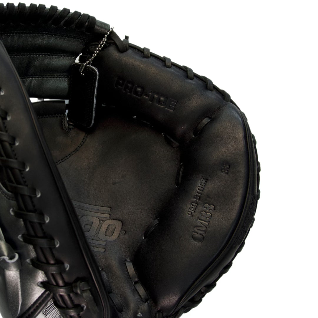 Wilson A2000 CM33 Limited Edition "Dark Matter" 33" Baseball Catcher's Mitt from Headbanger Sports