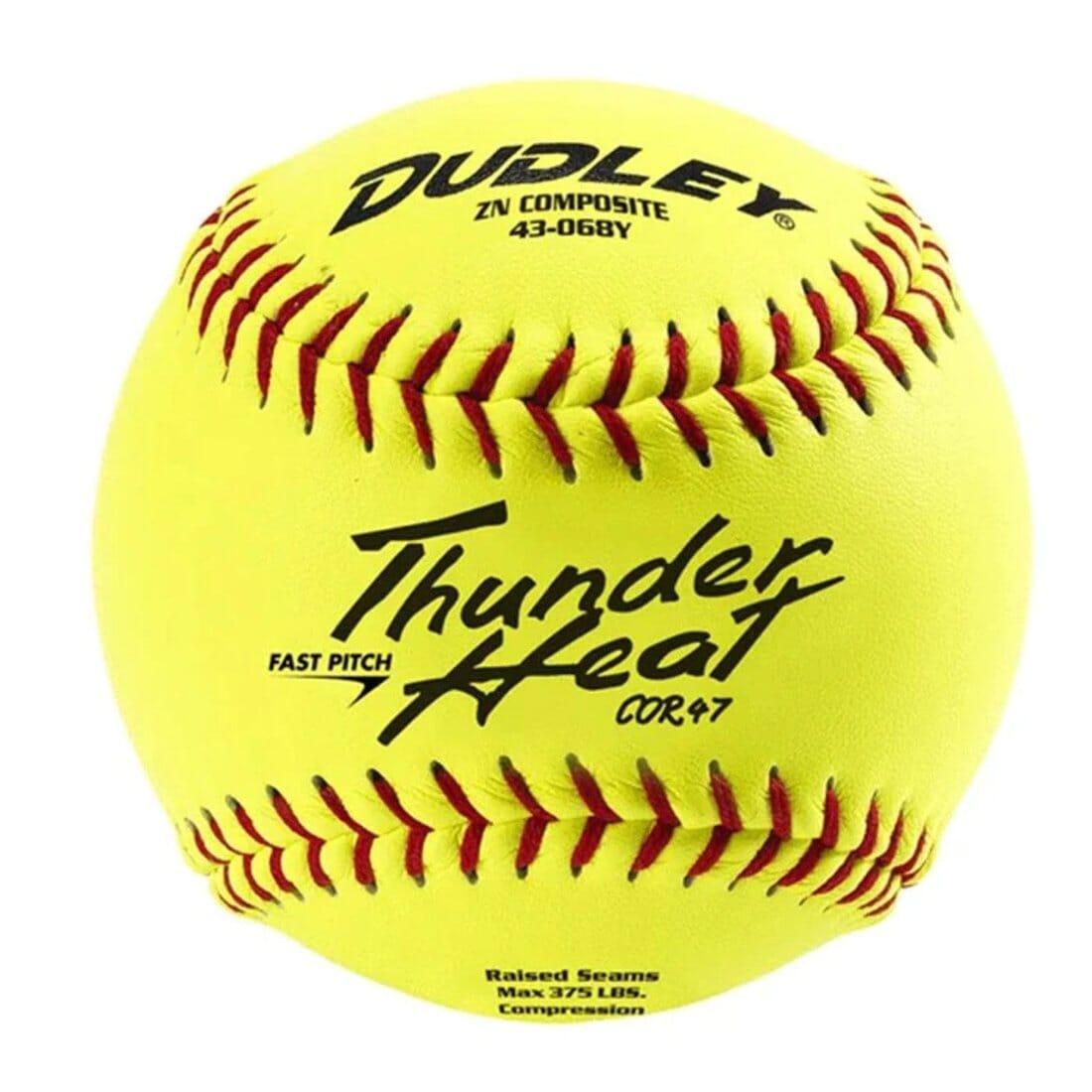 Shop Dudley ZN 12" Fastpitch Practice Softball: 43068Y at Headbanger Sports