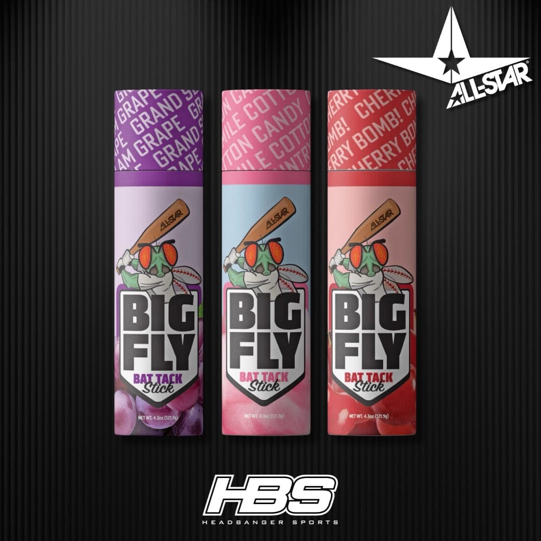 Shop All-Star Big Fly Scented Bat Tack: BFST1 at Headbanger Sports