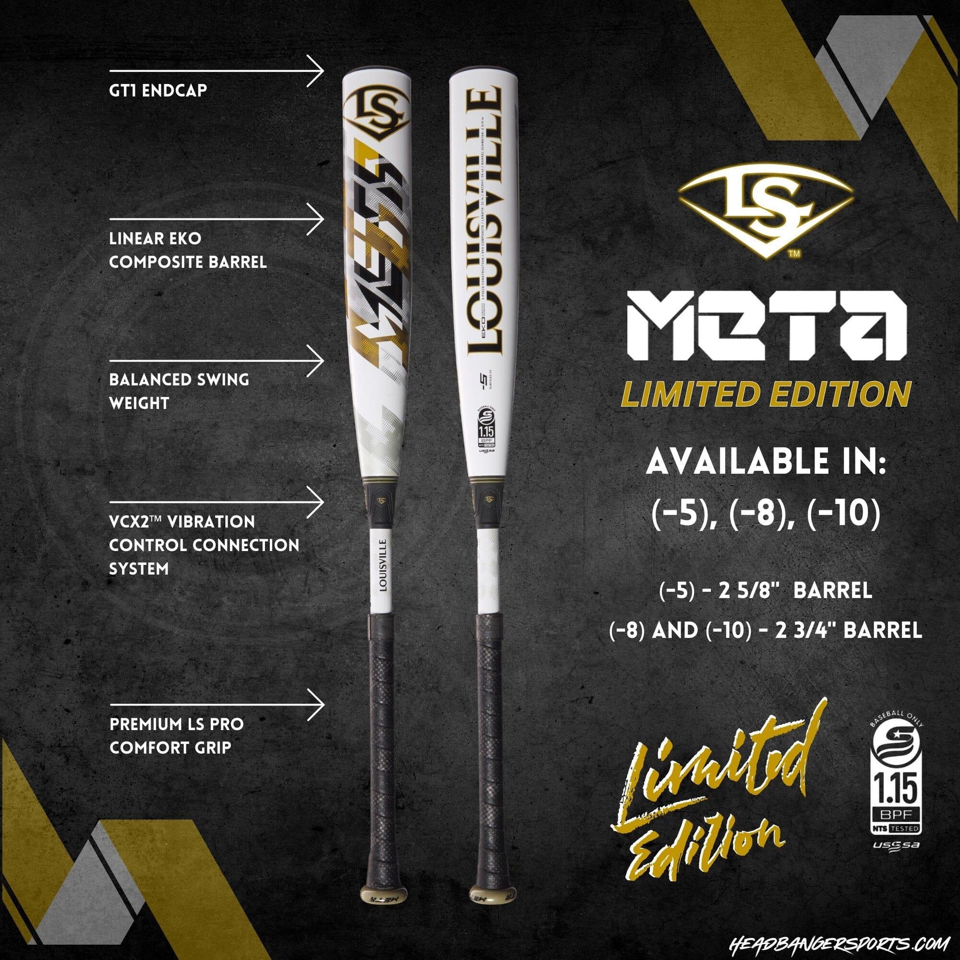 2024 Louisville Slugger META (-10) LTD USSSA Baseball Bat: WBL2821010