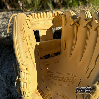 2024 Wilson Glove Day Blonde A2000 1786 11.5” Infield Baseball Glove: WBW102072115