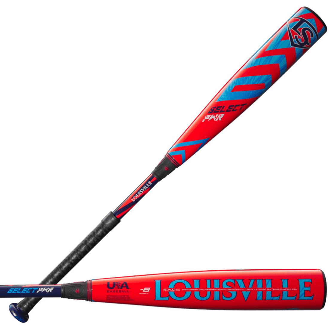 2024 Louisville Slugger Select PWR (-8) USA Baseball Bat: WBL2819010