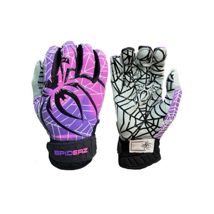 Shop 2024 Spiderz LITE Batting Gloves: Thermal Purple / Pink / Black at Headbanger Sports