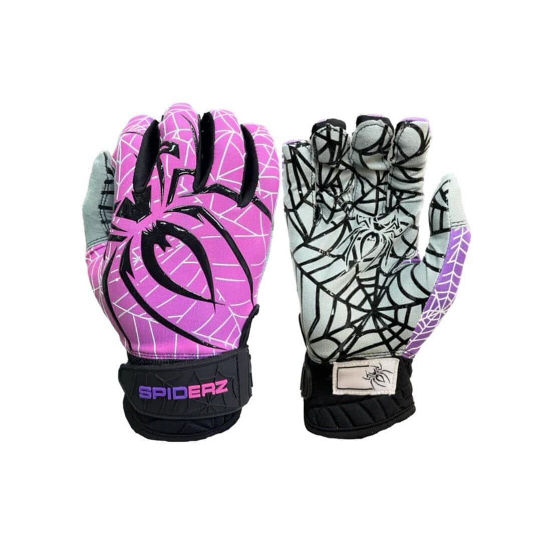 Shop 2024 Spiderz LITE Batting Gloves: Thermal Purple / Pink / Black at Headbanger Sports