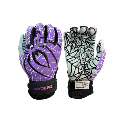 Shop 2024 Spiderz LITE Batting Gloves: Thermal Purple / Pink / Black at Headbanger Sports