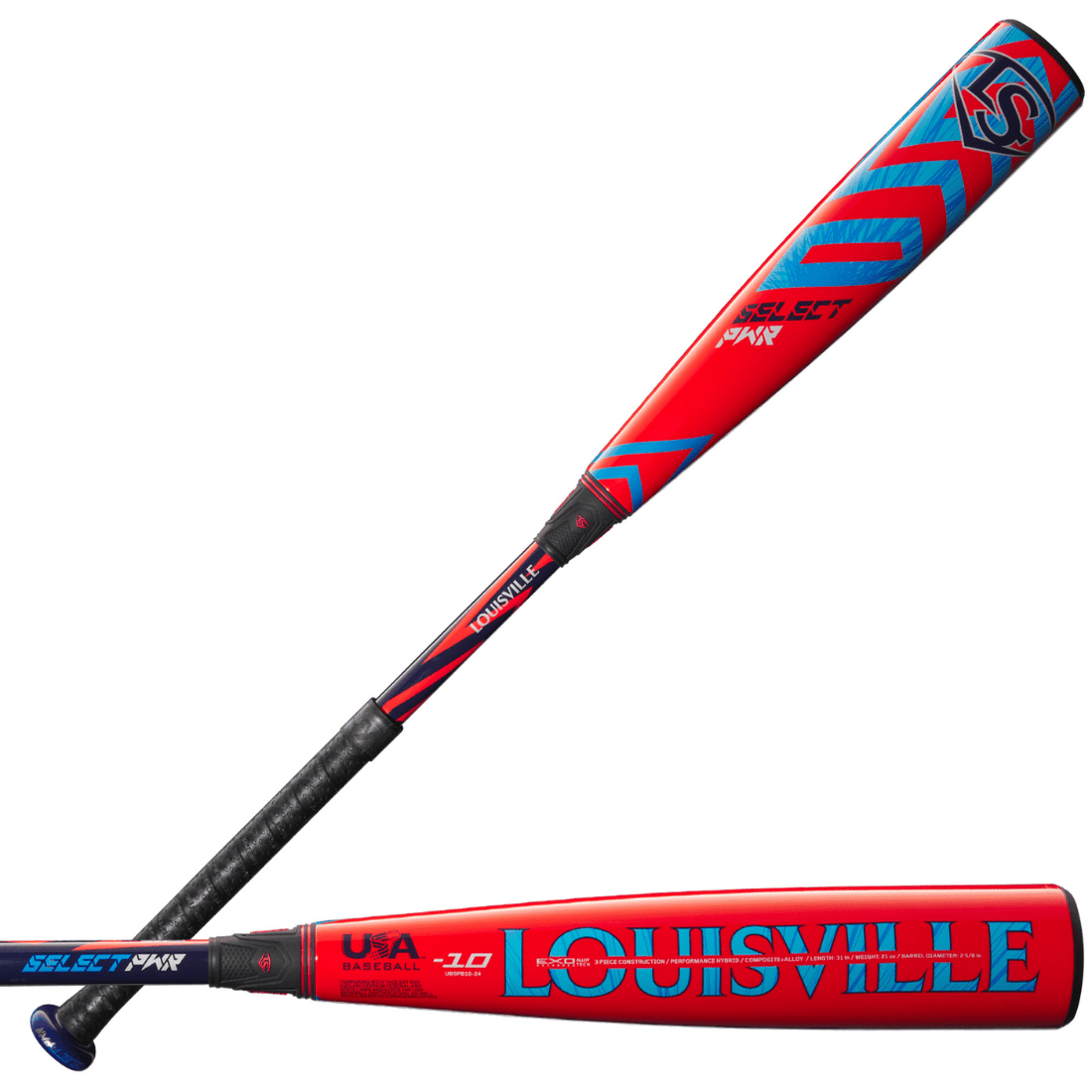 2024 Louisville Slugger Select PWR (-10) USA Baseball Bat: WBL2818010