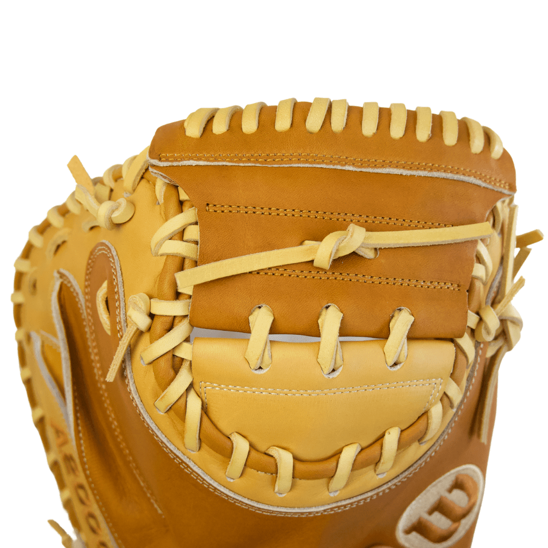 Wilson A2000 CM33 "Golden Era" 33" Baseball Catcher's Mitt: Saddle Tan and Blonde