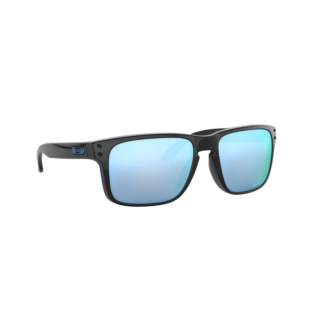 OAKLEY HOLBROOK Sunglasses Polished Black: Prizm Deep Water Polarized