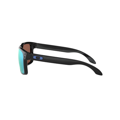 OAKLEY HOLBROOK Sunglasses Polished Black: Prizm Deep Water Polarized