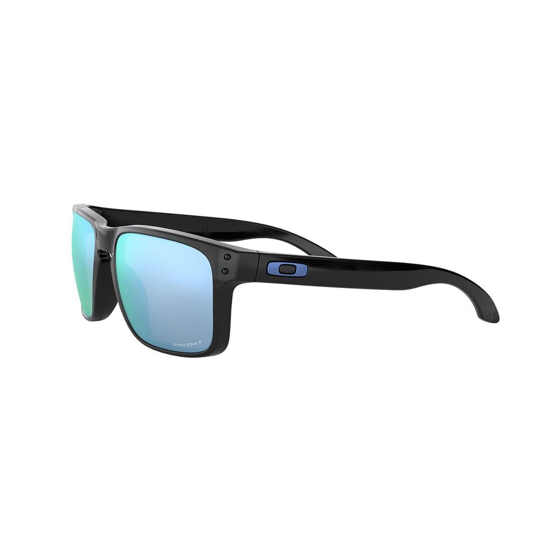 OAKLEY HOLBROOK Sunglasses Polished Black: Prizm Deep Water Polarized