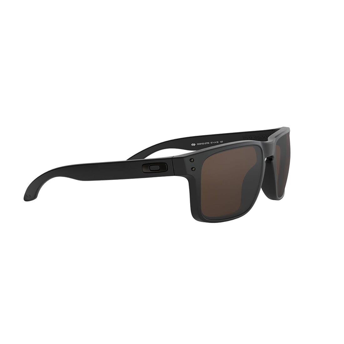 OAKLEY HOLBROOK Sunglasses Matte Black: Prizm Tungsten Polarized