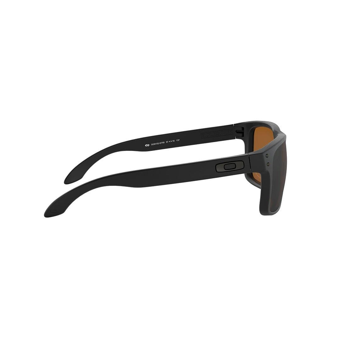 OAKLEY HOLBROOK Sunglasses Matte Black: Prizm Tungsten Polarized