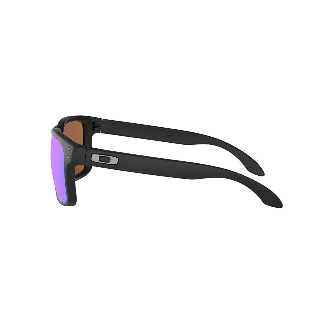 OAKLEY HOLBROOK Sunglasses Matte Black: Prizm Sapphire Polarized