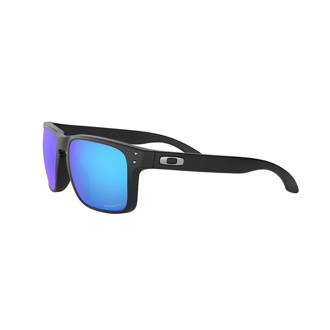 OAKLEY HOLBROOK Sunglasses Matte Black: Prizm Sapphire Polarized