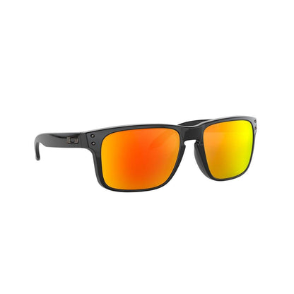 OAKLEY HOLBROOK Sunglasses Polished Black: Prizm Ruby Polarized