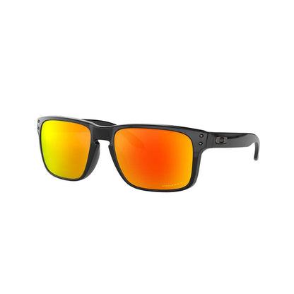 OAKLEY HOLBROOK Sunglasses Polished Black: Prizm Ruby Polarized